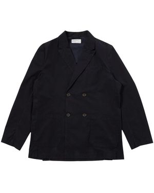 Universal Works Manor Jacket Summer Canvas - Blau