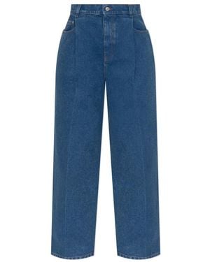 Marni Jeans ,Blauw ,Katoen Jeans Met Logo