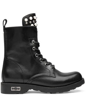 Cult Lace-Up Boots - Black