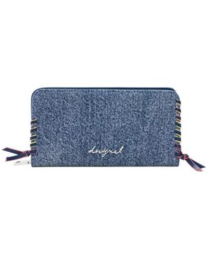 Desigual Mone Torio Wallet - Blauw