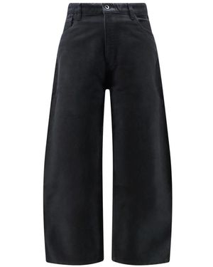 Studio Nicholson Jeans ,Zwart ,Katoen Paolo Volume Pant
