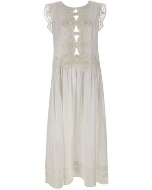Maurizio Mykonos Midi Dresses - White