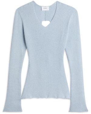 Axel Arigato Tube Rippstrick-Wickeloberteil - Blau