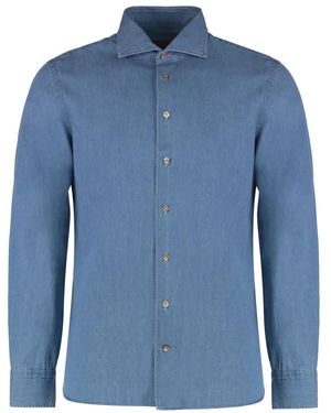 Borriello Denim Shirts - Blue