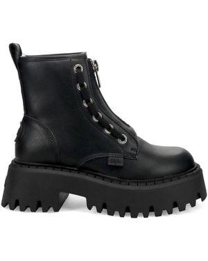 Buffalo Lace-Up Boots - Black