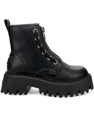 Buffalo Lace-Up Boots - Black