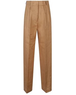 ACTUALEE Broeken ,Linnen Gekreukte Linnen Broek - Naturel