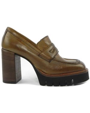 Zoe Heeled Boots - Brown