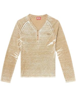 DIESEL V-Neck Knitwear - White