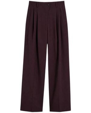 IRO Broeken ,Bruin ,Wijde Broek - Paars