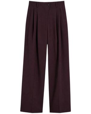 IRO Broeken ,Bruin ,Wijde Broek - Paars