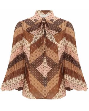 Zimmermann Overhemden ,Veelkleurig Shirts - Bruin
