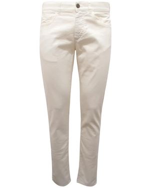 Canali Slim-Fit Trousers - Natural