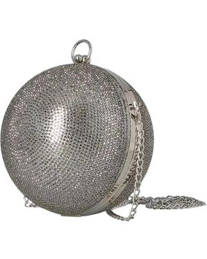 Menbur Pochette Sfera Glitter - Grijs