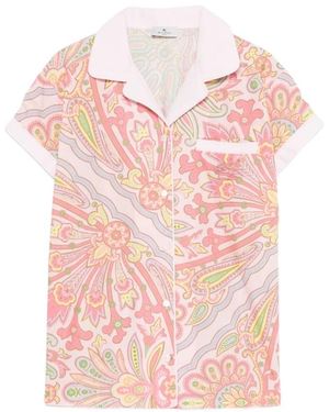 Etro Paisley Pyjama Shirt - Pink