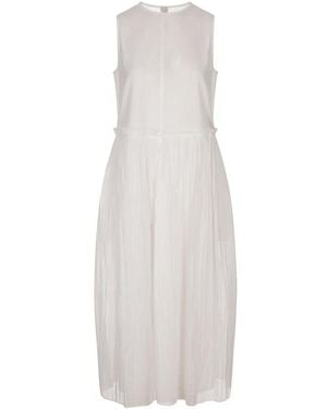ワンピース Jil Sander White Cotton Dress Jil Sander White cotton chemisier dress | TheDoubleF