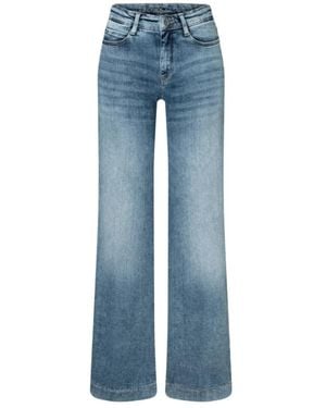 M·a·c Dream Wide Jeans - Blauw