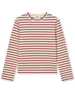 Mads Nørgaard Long Sleeve T-Shirts - Pink