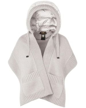Moorer Winter Scarves - White