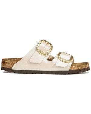 Birkenstock Sandalen Arizona Big Buckle Birko Flor - Wit
