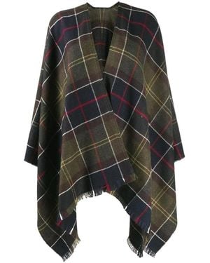 Barbour Staffin Tartan Serape - Schwarz