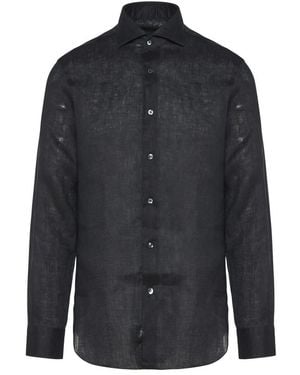 Barba Napoli Casual Shirts - Blue