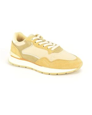 HOFF Schoenen ,Veelkleurig ,Leer Camel Combi Runner N - Metallic