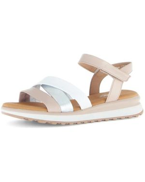Gabor Platte Sandalen - Metallic