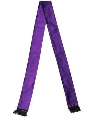 Dolce & Gabbana Silk Scarves - Purple