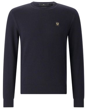 Belstaff Round-Neck Knitwear - Azul