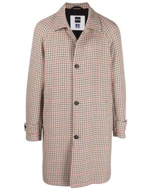 BOSS Single-Breasted Coats - Marrone
