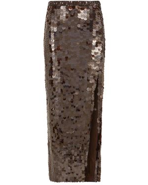 P.A.R.O.S.H. Maxi Skirts - Brown