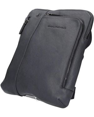 Piquadro Cross Body Messenger - Grey