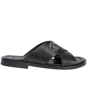 Roberto Cavalli Sliders - Black