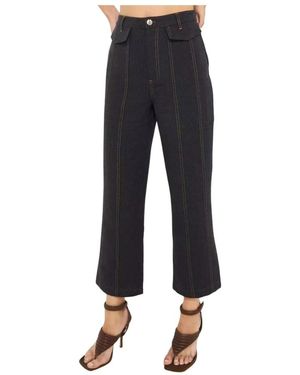 Acler Cropped Trousers - Nero