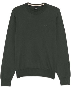HUGO Round-Neck Knitwear - Green