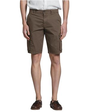 Impure Korte Broeken ,Bruin ,Katoen Spike Cargo Short - Grijs