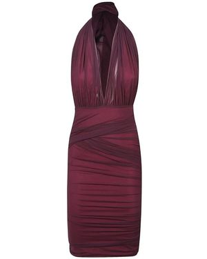 Amazuìn Tamie Sheer Dress - Lila