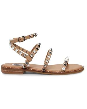 Steve Madden Flat Sandals - Metallic