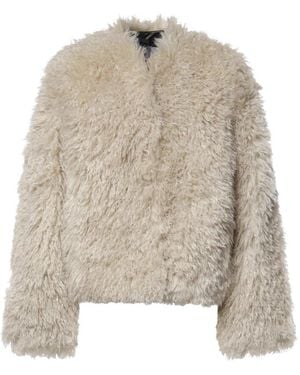 Stand Studio Faux Fur & Shearling Jackets - Neutre