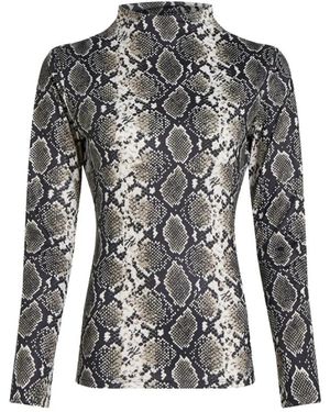 KARL LAGERFELD Long Sleeve T-Shirts - Black