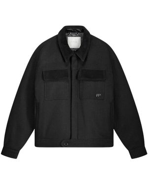 Filling Pieces Box Jacket Varsity - Schwarz