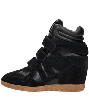 Steve Madden Mavis Wedge Sneaker - Zwart