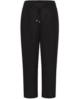 Kaffe Wide Trousers - Negro
