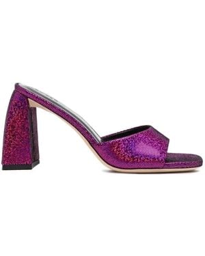 BY FAR Heeled Mules - Purple