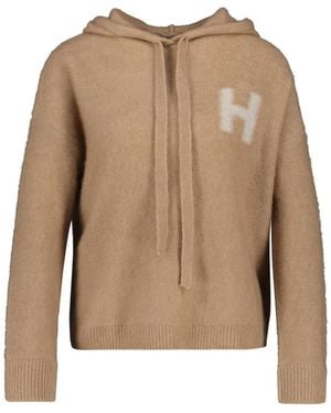 Hemisphere Round-Neck Knitwear - Marrone