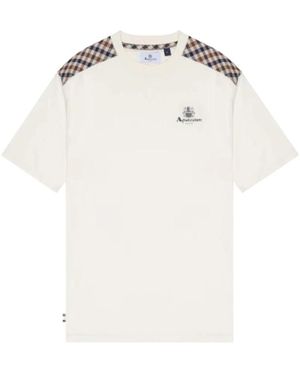 Aquascutum T-Shirts - White