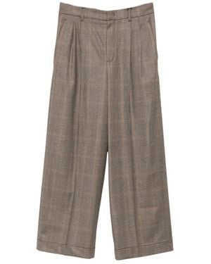 Gianvito Rossi Wide Trousers - Gris