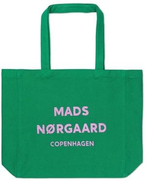 Mads Nørgaard Grüne Canvas Athene Tasche