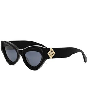 Fendi Ff Diamonds Sonnenbrille - Schwarz
